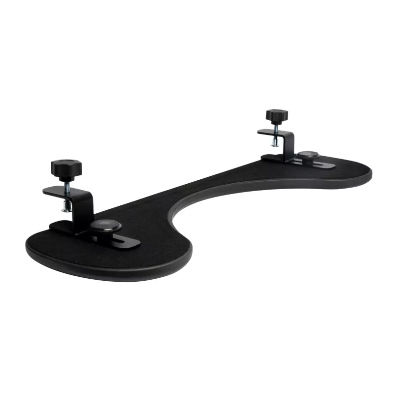R-Go Tools Armrest R-Go, ergonomic, symmetrical, with abdominal cutout, soft foam, black