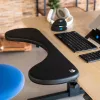 R-Go Tools Armrest R-Go, ergonomic, symmetrical, with abdominal cutout, soft foam, black