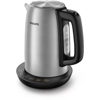 Electric kettle Philips HD9359/90 1.7 L, 2200 W, stainless steel housing, black metallic