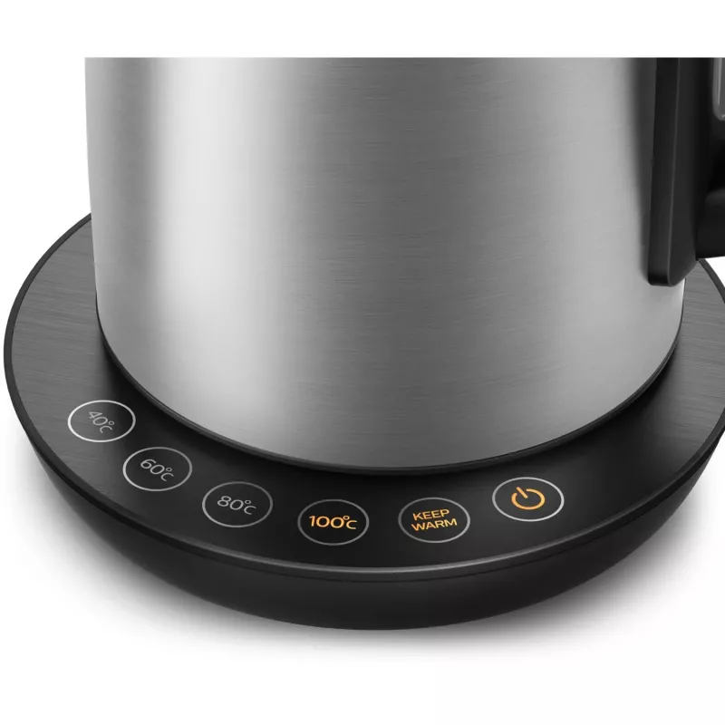 Electric kettle Philips HD9359/90 1.7 L, 2200 W, stainless steel housing, black metallic