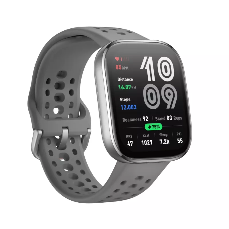 Amazfit Bip 6 Charcoal, 5 cm (1.97 inches), AMOLED, touchscreen, 512 GB, GPS, 27.9 g