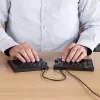 R-Go Tools Ergonomic keyboard R-Go Split Break v2 with break software, ergonomic split keyboard, QWERTY (UK), Wired, black