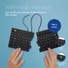R-Go Tools Ergonomic keyboard R-Go Split Break v2 with break software, ergonomic split keyboard, QWERTY (UK), Wired, black