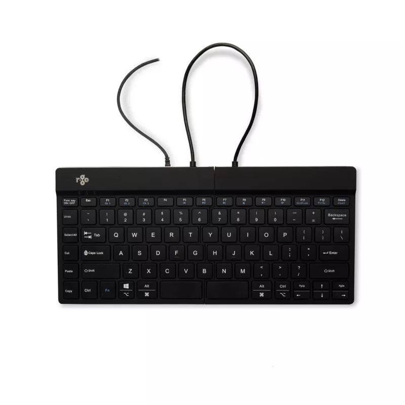 R-Go Tools Ergonomic keyboard R-Go Split Break v2 with break software, ergonomic split keyboard, QWERTY (US), Wired, black