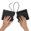 R-Go Tools Ergonomic keyboard R-Go Split Break v2 with break software, ergonomic split keyboard, QWERTY (US), Wired, black