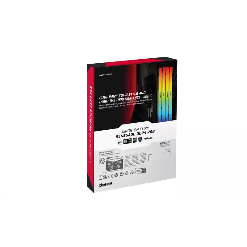 DIMM DDR4 16GB (2x8GB) Kingston FURY 3200MT/s 288-pin CL16 1.35V with RGB heatsink
