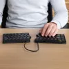 R-Go Tools Ergonomic keyboard R-Go Split Break with break software, ergonomic split keyboard, QWERTY (US), Bluetooth, black