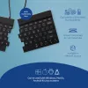 R-Go Tools Ergonomic keyboard R-Go Split Break with break software, ergonomic split keyboard, QWERTY (US), Bluetooth, black