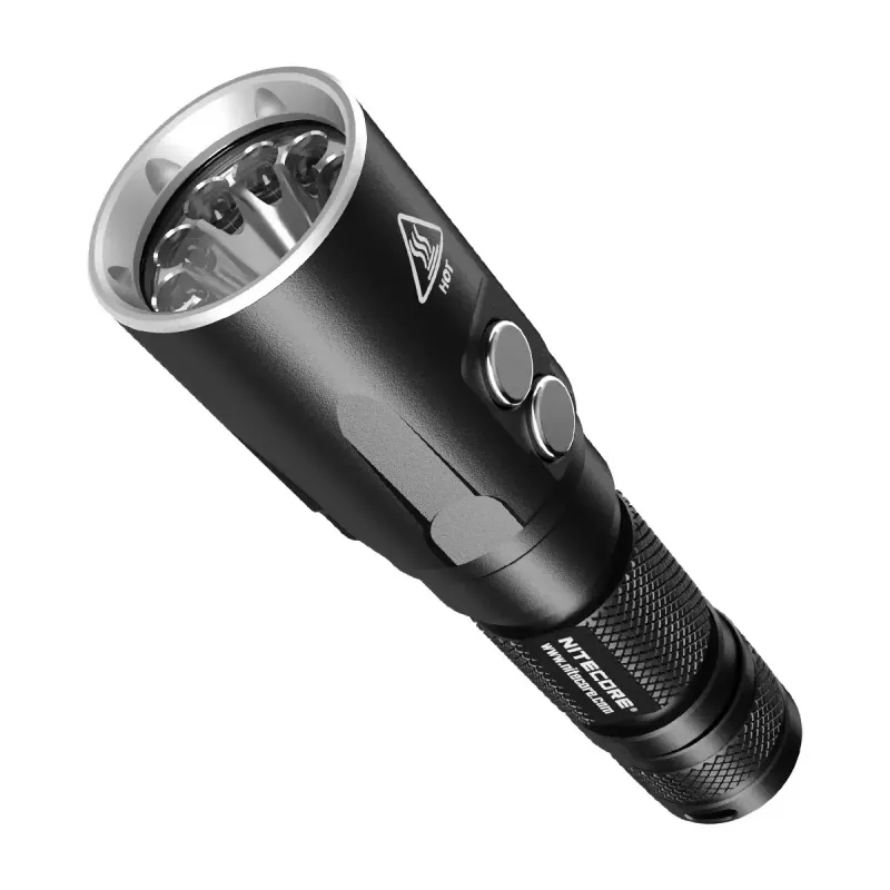 Hand flashlight Nitecore DL20 LED 1000 lm, 9 h battery life, black, 135.5 g