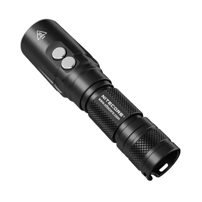 Hand flashlight Nitecore DL20 LED 1000 lm, 9 h battery life, black, 135.5 g