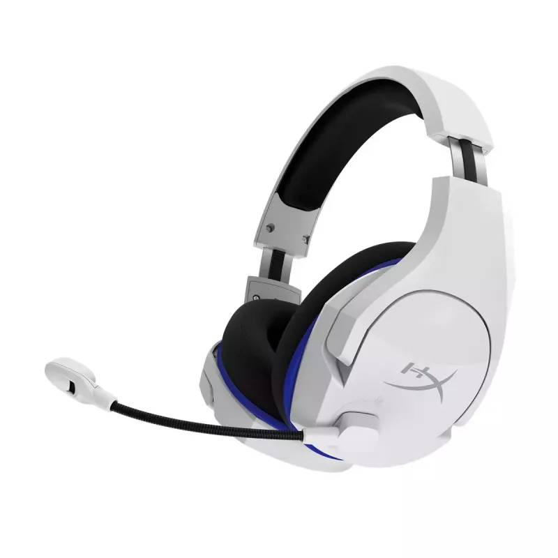 HyperX Cloud Stinger Core - Wireless Gaming Headset (White-Blue) - PS5-PS4