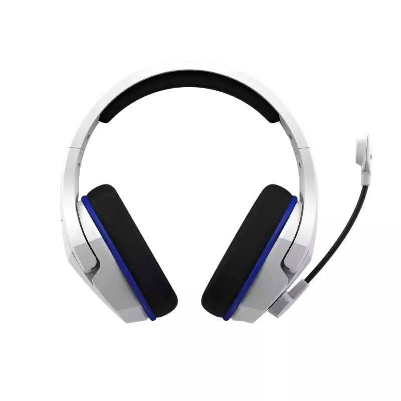 HyperX Cloud Stinger Core - Wireless Gaming Headset (White-Blue) - PS5-PS4