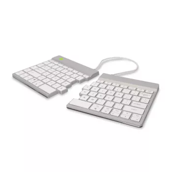 R-Go Tools Ergonomic keyboard R-Go Split Break with break software, ergonomic split keyboard, QWERTY (US), Bluetooth, white