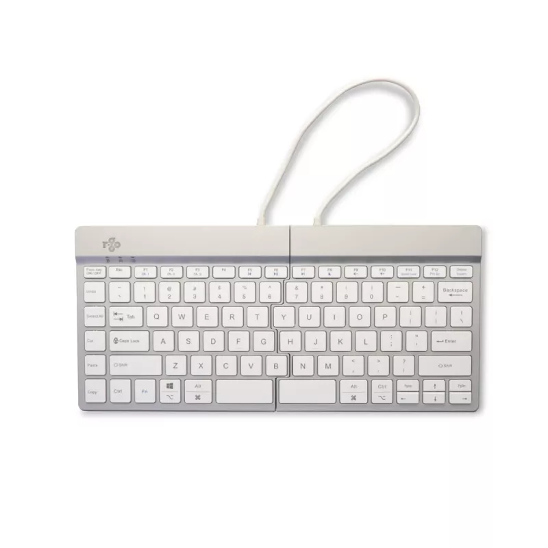 R-Go Tools Ergonomic keyboard R-Go Split Break with break software, ergonomic split keyboard, QWERTY (US), Bluetooth, white