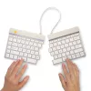 R-Go Tools Ergonomic keyboard R-Go Split Break with break software, ergonomic split keyboard, QWERTY (US), Bluetooth, white