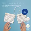 R-Go Tools Ergonomic keyboard R-Go Split Break with break software, ergonomic split keyboard, QWERTY (US), Bluetooth, white