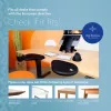 R-Go Tools Armrest R-Go split, ergonomic armrest in two parts, adjustable, symmetrical, with softfoam, black