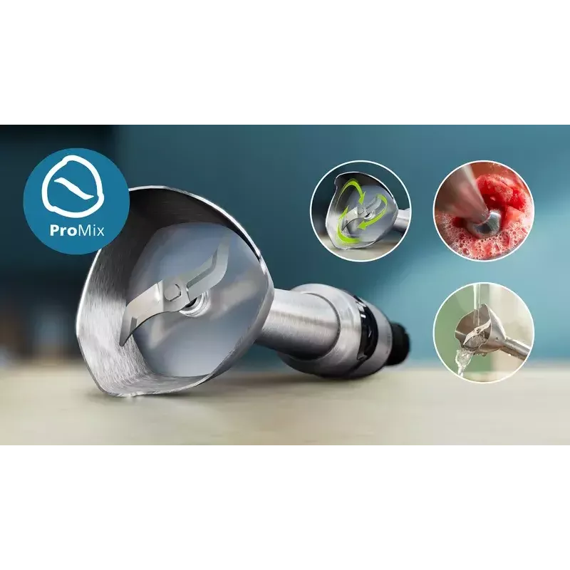 Immersion blender Philips HR2685/00 1200 W, 1.7 L bowl, 2 speeds, ProMix, black