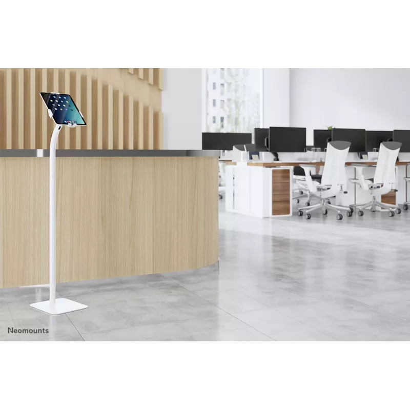 Tablet Floor Stand Neomounts FL15-625WH1 White Passive Holder Indoor