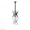 Neomounts FPMA-C340DBLACK Dual monitor/TV mount ceiling 32-75 inch - h 106-156 cm