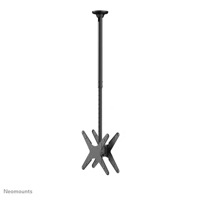 Neomounts FPMA-C340DBLACK Dual monitor/TV mount ceiling 32-75 inch - h 106-156 cm