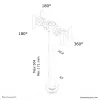 Neomounts FPMA-D050DBLACK Monitor arm 10-30 inch, Grommet, 10 kg, 25.4 cm (10 inch), 76.2 cm (30 inch), 100 x 100 mm, Black