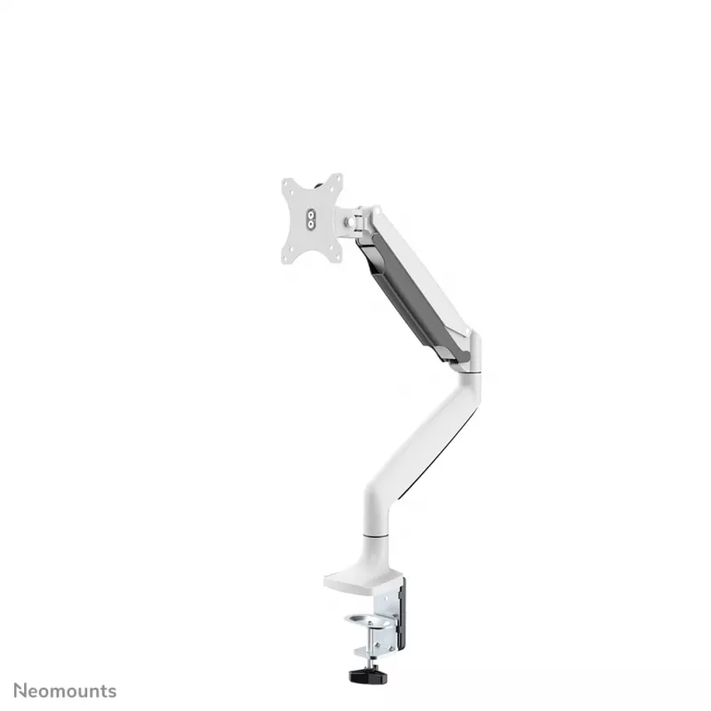 Neomounts NM-D750WHITE Monitor arm 10-32 inch - gas spring, Clamp/Grommet, 9 kg, 25.4 cm (10 inch), 81.3 cm (32 inch), 100 x 100 mm, White