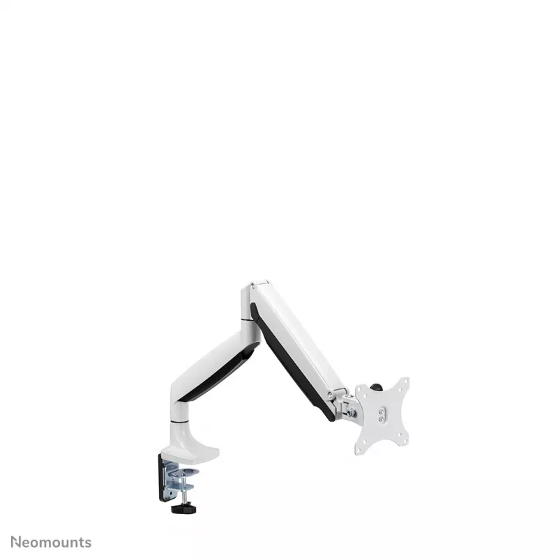 Neomounts NM-D750WHITE Monitor arm 10-32 inch - gas spring, Clamp/Grommet, 9 kg, 25.4 cm (10 inch), 81.3 cm (32 inch), 100 x 100 mm, White