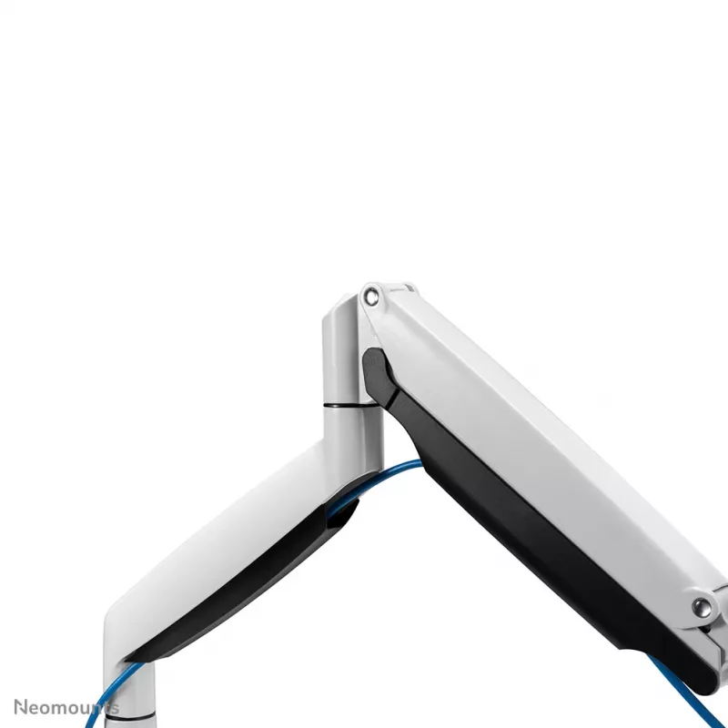 Neomounts NM-D750WHITE Monitor arm 10-32 inch - gas spring, Clamp/Grommet, 9 kg, 25.4 cm (10 inch), 81.3 cm (32 inch), 100 x 100 mm, White