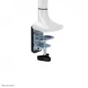 Neomounts NM-D750WHITE Monitor arm 10-32 inch - gas spring, Clamp/Grommet, 9 kg, 25.4 cm (10 inch), 81.3 cm (32 inch), 100 x 100 mm, White