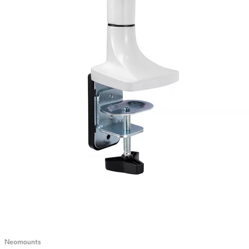 Neomounts NM-D750WHITE Monitor arm 10-32 inch - gas spring, Clamp/Grommet, 9 kg, 25.4 cm (10 inch), 81.3 cm (32 inch), 100 x 100 mm, White