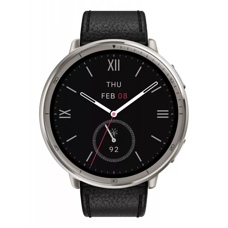 Amazfit W2433EU1N smartwatch / sport watch 3.35 cm (1.32 inch) AMOLED Digital 466 x 466 pixels Touchscreen Silver