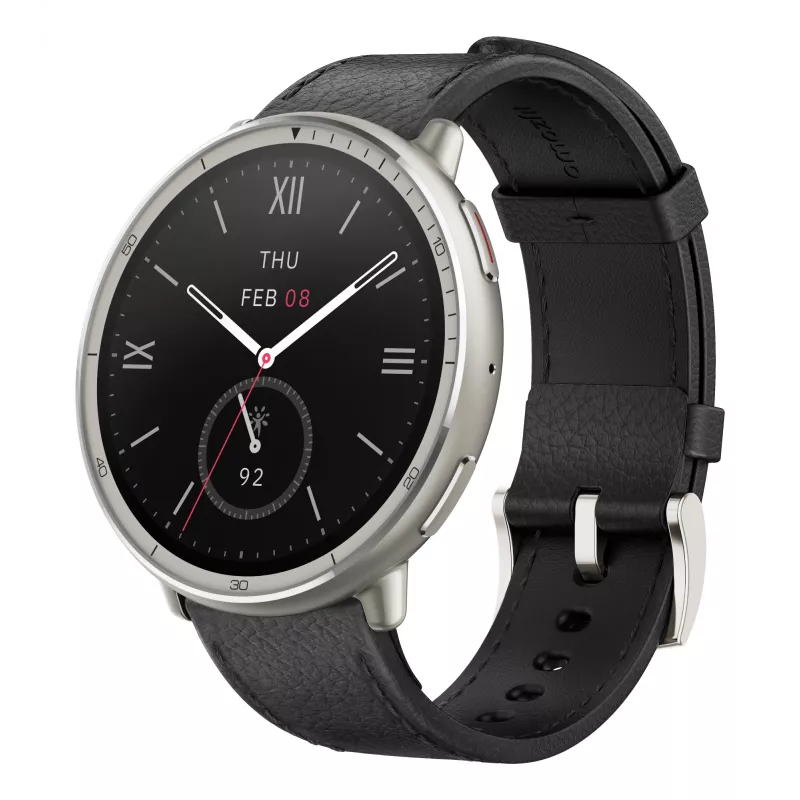 Amazfit W2433EU1N smartwatch / sport watch 3.35 cm (1.32 inch) AMOLED Digital 466 x 466 pixels Touchscreen Silver