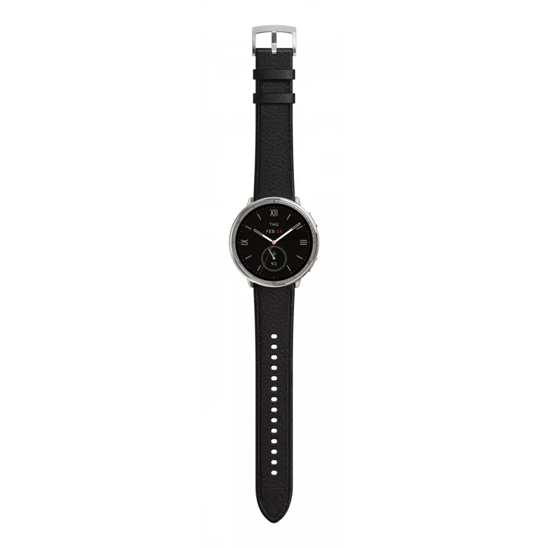 Amazfit W2433EU1N smartwatch / sport watch 3.35 cm (1.32 inch) AMOLED Digital 466 x 466 pixels Touchscreen Silver