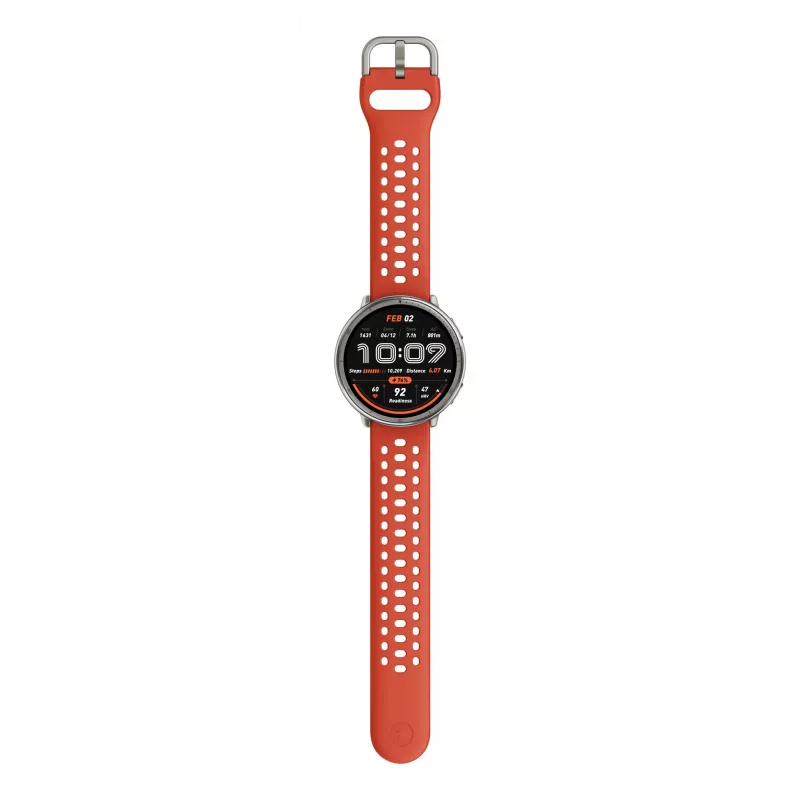 Amazfit W2433EU1N smartwatch / sport watch 3.35 cm (1.32 inch) AMOLED Digital 466 x 466 pixels Touchscreen Silver