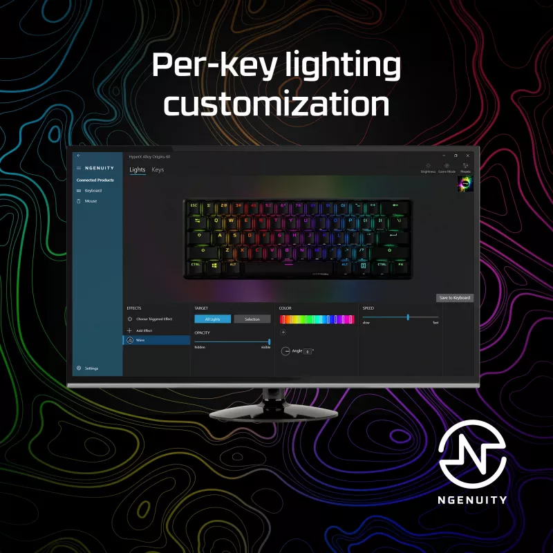 HyperX Alloy Origins 60 - Mechanical Gaming Keyboard - HX Red (US Layout)