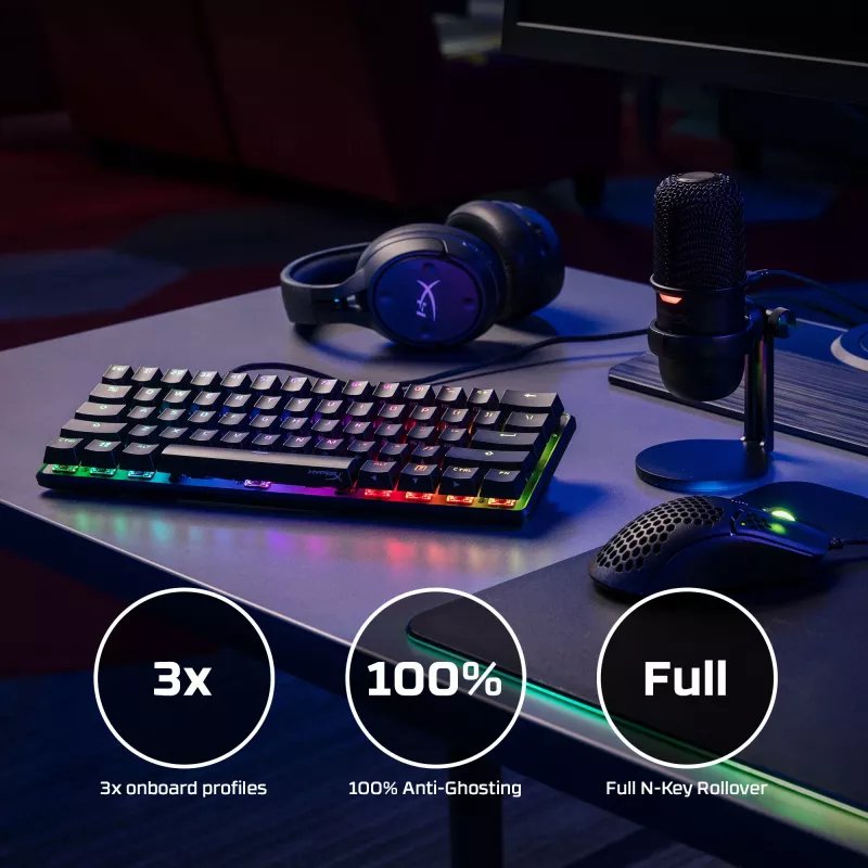HyperX Alloy Origins 60 - Mechanical Gaming Keyboard - HX Red (US Layout)