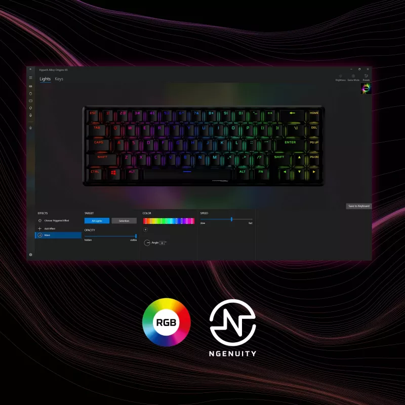 HyperX Alloy Origins 65 - Mechanical Gaming Keyboard - HX Red (US Layout)