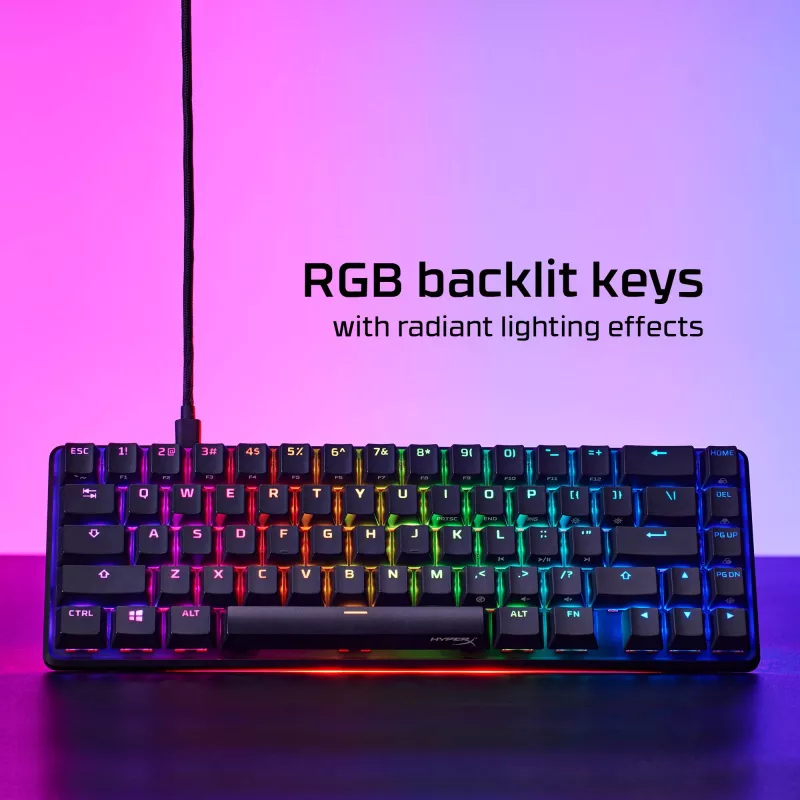 HyperX Alloy Origins 65 Mechanical Gaming Keyboard HX Red Wired RGB