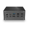 Lindy DST-Pro 101, USB-C Laptop Docking Station with 4K Support and 100W Power Supply