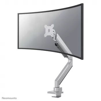 Neomounts NM-D775SILVERPLUS Monitor arm 10-49 inch - gas spring - Topfix - 180°-stop