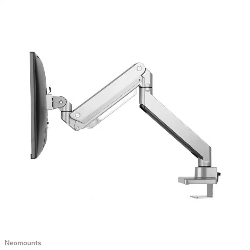 Neomounts NM-D775SILVERPLUS Monitor arm 10-49 inch - gas spring - Topfix - 180°-stop