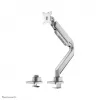 Neomounts NM-D775SILVERPLUS Monitor arm 10-49 inch - gas spring - Topfix - 180°-stop