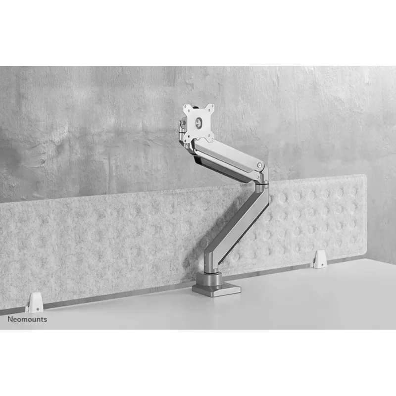 Neomounts NM-D775SILVERPLUS Monitor arm 10-49 inch - gas spring - Topfix - 180°-stop