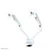 Neomounts FPMA-D750DWHITE2 Monitor arm 10-32 inch - gas spring - Topfix - 180°-stop