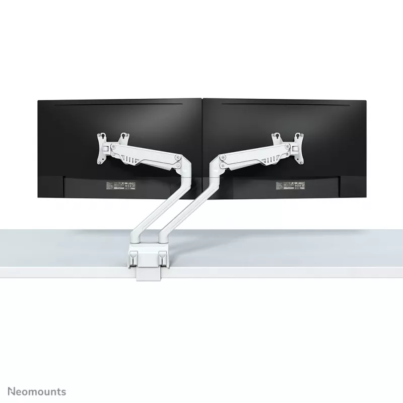 Neomounts FPMA-D750DWHITE2 Monitor arm 10-32 inch - gas spring - Topfix - 180°-stop