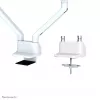 Neomounts FPMA-D750DWHITE2 Monitor arm 10-32 inch - gas spring - Topfix - 180°-stop