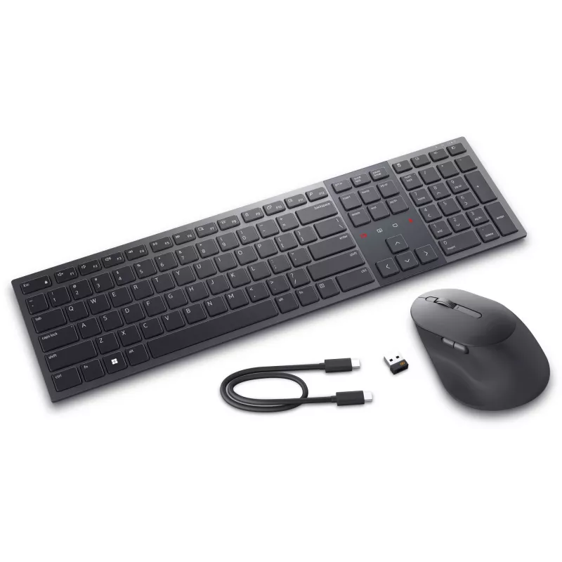 DELL Pro Premium Collaboration Keyboard and Mouse - KM900 - Pan-Nordic (QWERTY)