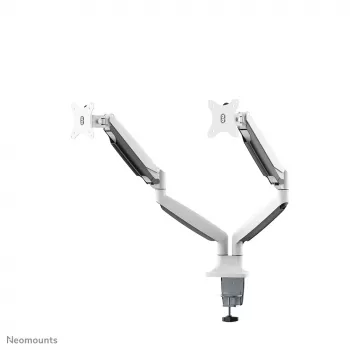 Neomounts NM-D750DWHITE Monitor arm 10-32 inch - gas spring, Clamp/Grommet, 9 kg, 25.4 cm (10 inch), 81.3 cm (32 inch), 100 x 100 mm, White