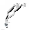 Neomounts NM-D750DWHITE Monitor arm 10-32 inch - gas spring, Clamp/Grommet, 9 kg, 25.4 cm (10 inch), 81.3 cm (32 inch), 100 x 100 mm, White